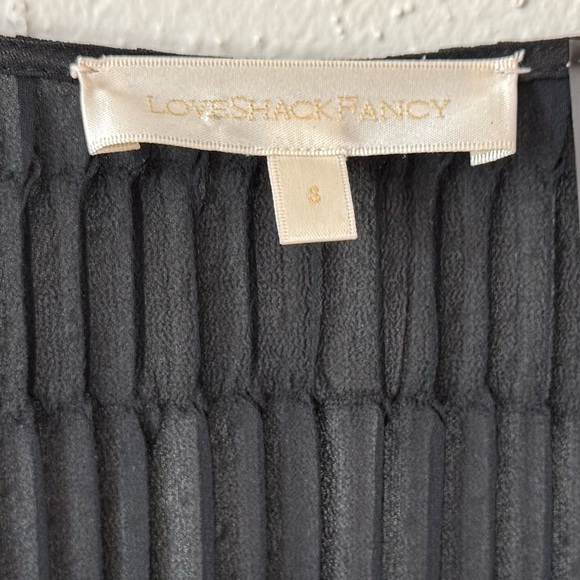 LoveShackFancy Lexia Maxi Dress Small Black - Picture 7 of 10